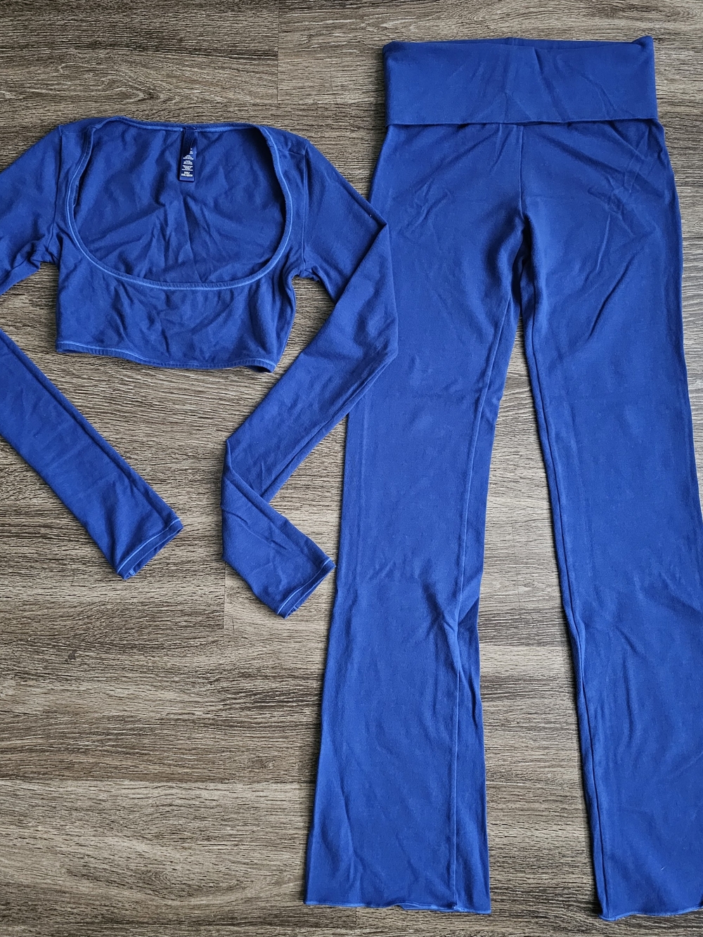SKIMS Set In "Cobalt Blue"